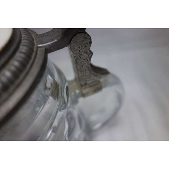 Anheuser Busch Budweiser BMF Bierseidel Beer Steins Lidded Hobnail West Germany - Picture 10 of 11